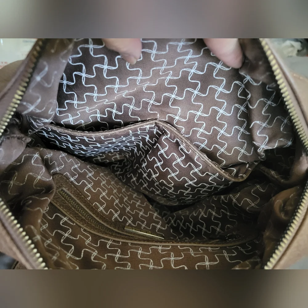 ✨️HP✨️MMS Design Studio | Women's Brown Vegan Leather Backpack (OS) - Picture 8 of 15